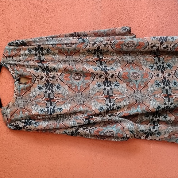 Tommy Hilfiger Long Sleeve Multicolor Dress - Picture 5 of 8